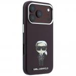 Husa Karl Lagerfeld Smooth Ikonik Sketch cu MagSafe compatibila cu iPhone 18 Pro / 17 Pro, Burgundy 5 - lerato.ro