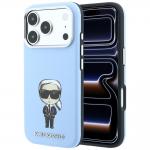 Husa Karl Lagerfeld Smooth Ikonik Sketch cu MagSafe compatibila cu iPhone 18 Pro / 17 Pro, Albastru 4 - lerato.ro