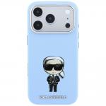 Husa Karl Lagerfeld Smooth Ikonik Sketch cu MagSafe compatibila cu iPhone 18 Pro / 17 Pro, Albastru 2 - lerato.ro
