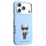 Husa Karl Lagerfeld Smooth Ikonik Sketch cu MagSafe compatibila cu iPhone 18 Pro / 17 Pro, Albastru 5 - lerato.ro