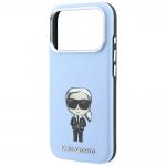 Husa Karl Lagerfeld Smooth Ikonik Sketch cu MagSafe compatibila cu iPhone 18 Pro / 17 Pro, Albastru 7 - lerato.ro