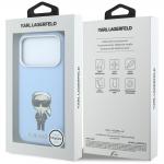Husa Karl Lagerfeld Smooth Ikonik Sketch cu MagSafe compatibila cu iPhone 18 Pro / 17 Pro, Albastru 9 - lerato.ro