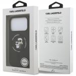 Husa Karl Lagerfeld Silicone Karl and Choupette Ring cu MagSafe compatibila cu iPhone 18 Pro Max / 17 Pro Max, Negru 9 - lerato.ro