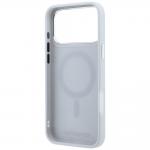 Husa Karl Lagerfeld Ring Stand 360 Karl Head Pin cu MagSafe compatibila cu iPhone 18 Pro / 17 Pro, Gri 8 - lerato.ro