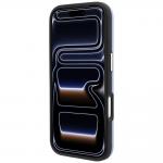 Husa Karl Lagerfeld Grained Resin Signature Logo cu MagSafe compatibila cu iPhone 18 Pro / 17 Pro, Albastru 6 - lerato.ro
