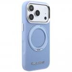 Husa Karl Lagerfeld Ring Stand 360 Saffiano Classic Logo cu MagSafe compatibila cu iPhone 18 Pro / 17 Pro, Albastru 5 - lerato.ro