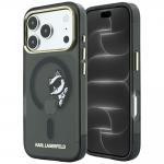 Husa Karl Lagerfeld Peekaboo Logo cu MagSafe compatibila cu iPhone 18 Pro / 17 Pro, Negru 4 - lerato.ro
