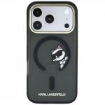 Husa Karl Lagerfeld Peekaboo Logo cu MagSafe compatibila cu iPhone 18 Pro / 17 Pro, Negru 2 - lerato.ro