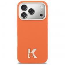 Huse si carcase iPhone 18 Pro, Husa Karl Lagerfeld Karl Head Logo cu MagSafe compatibila cu iPhone 18 Pro / 17 Pro, Portocaliu, lerato.ro