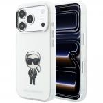 Husa Karl Lagerfeld IML Ikonik Sketch Print cu MagSafe compatibila cu iPhone 18 Pro / 17 Pro, Bej 4 - lerato.ro