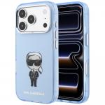 Husa Karl Lagerfeld IML Ikonik Sketch Print cu MagSafe compatibila cu iPhone 18 Pro / 17 Pro, Light Blue 4 - lerato.ro