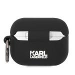 Carcasa Karl Lagerfeld Silicone Karl Head 3D compatibila cu Apple AirPods Pro, Negru 3 - lerato.ro