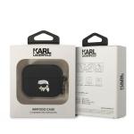 Carcasa Karl Lagerfeld Silicone Karl Head 3D compatibila cu Apple AirPods Pro, Negru 4 - lerato.ro