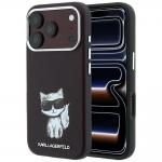 Husa Karl Lagerfeld Smooth Choupette Sketch cu MagSafe compatibila cu iPhone 18 Pro Max / 17 Pro Max, Burgundy 4 - lerato.ro