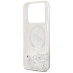 Husa Karl Lagerfeld Liquid Glitter Karl and Choupette Heads cu MagSafe compatibila cu iPhone 18 Pro / 17 Pro, Transparent 8 - lerato.ro