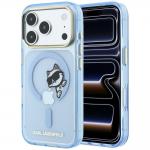 Husa Karl Lagerfeld Peekaboo Logo cu MagSafe compatibila cu iPhone 18 Pro / 17 Pro, Albastru 4 - lerato.ro
