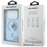 Husa Karl Lagerfeld Peekaboo Logo cu MagSafe compatibila cu iPhone 18 Pro / 17 Pro, Albastru 9 - lerato.ro