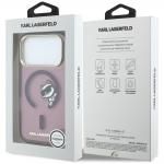 Husa Karl Lagerfeld Peekaboo Logo cu MagSafe compatibila cu iPhone 18 Pro Max / 17 Pro Max, Burgundy 9 - lerato.ro