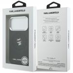 Husa Karl Lagerfeld Point and Choupette Sketch cu MagSafe compatibila cu iPhone 18 Pro / 17 Pro, Negru 9 - lerato.ro