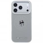 Husa Karl Lagerfeld Point and Choupette Sketch cu MagSafe compatibila cu iPhone 18 Pro Max / 17 Pro Max, Gri 2 - lerato.ro