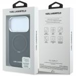 Husa Karl Lagerfeld Ring Stand 360 Saffiano Classic Logo cu MagSafe compatibila cu iPhone 18 Pro Max / 17 Pro Max, Negru 9 - lerato.ro