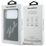 Husa Karl Lagerfeld Smooth Big Resin Signature Logo compatibila cu iPhone 18 Pro / 17 Pro, Negru 9 - lerato.ro