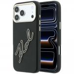 Husa Karl Lagerfeld Smooth Big Resin Signature Logo compatibila cu iPhone 18 Pro Max / 17 Pro Max, Negru 4 - lerato.ro