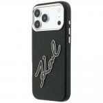 Husa Karl Lagerfeld Smooth Big Resin Signature Logo compatibila cu iPhone 18 Pro Max / 17 Pro Max, Negru 3 - lerato.ro