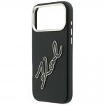 Husa Karl Lagerfeld Smooth Big Resin Signature Logo compatibila cu iPhone 18 Pro Max / 17 Pro Max, Negru 7 - lerato.ro