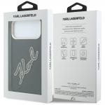 Husa Karl Lagerfeld Smooth Big Resin Signature Logo compatibila cu iPhone 18 Pro Max / 17 Pro Max, Negru 9 - lerato.ro