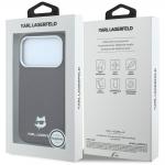 Husa Karl Lagerfeld Grained Choupette Head cu MagSafe compatibila cu iPhone 18 Pro Max / 17 Pro Max, Burgundy 9 - lerato.ro