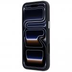 Husa Karl Lagerfeld Grained Elongated Logo cu MagSafe compatibila cu iPhone 18 Pro / 17 Pro, Burgundy 6 - lerato.ro