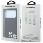 Husa Karl Lagerfeld Grained Embossed Ring Kameo Logo cu MagSafe compatibila cu iPhone 18 Pro Max / 17 Pro Max, Burgundy 9 - lerato.ro