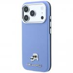 Husa Karl Lagerfeld Grained Heads cu MagSafe compatibila cu iPhone 18 Pro Max / 17 Pro Max, Albastru 3 - lerato.ro