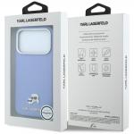 Husa Karl Lagerfeld Grained Heads cu MagSafe compatibila cu iPhone 18 Pro Max / 17 Pro Max, Albastru 9 - lerato.ro