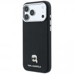 Husa Karl Lagerfeld Grained Karl Head cu MagSafe compatibila cu iPhone 18 Pro / 17 Pro, Negru 3 - lerato.ro