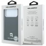 Husa Karl Lagerfeld Grained Karl Head cu MagSafe compatibila cu iPhone 18 Pro / 17 Pro, Negru 9 - lerato.ro