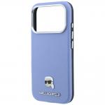 Husa Karl Lagerfeld Grained Karl Head cu MagSafe compatibila cu iPhone 18 Pro / 17 Pro, Albastru 7 - lerato.ro