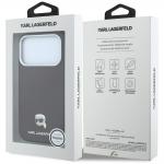 Husa Karl Lagerfeld Grained Karl Head cu MagSafe compatibila cu iPhone 18 Pro Max / 17 Pro Max, Burgundy 9 - lerato.ro