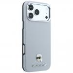 Husa Karl Lagerfeld Grained Karl Head cu MagSafe compatibila cu iPhone 18 Pro Max / 17 Pro Max, Gri 5 - lerato.ro