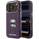 Husa Karl Lagerfeld IML Ikonik Sketch Print cu MagSafe compatibila cu iPhone 18 Pro Max / 17 Pro Max, Burgundy 4 - lerato.ro