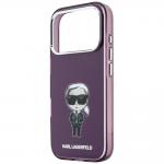 Husa Karl Lagerfeld IML Ikonik Sketch Print cu MagSafe compatibila cu iPhone 18 Pro Max / 17 Pro Max, Burgundy 7 - lerato.ro