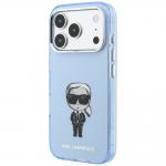 Husa Karl Lagerfeld IML Ikonik Sketch Print cu MagSafe compatibila cu iPhone 18 Pro Max / 17 Pro Max, Albastru 3 - lerato.ro