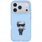 Husa Karl Lagerfeld IML Ikonik Sketch Print cu MagSafe compatibila cu iPhone 18 Pro Max / 17 Pro Max, Albastru 2 - lerato.ro