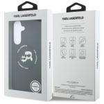 Husa Karl Lagerfeld Silicone Karl and Choupette Heads cu MagSafe compatibila cu Samsung Galaxy S26 FE, Negru 9 - lerato.ro