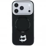 Husa Karl Lagerfeld Ring Stand 360 Choupette Head Pin cu MagSafe compatibila cu iPhone 18 Pro Max / 17 Pro Max, Negru 2 - lerato.ro