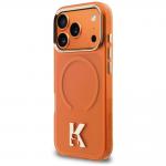 Husa Karl Lagerfeld IML K Head cu MagSafe compatibila cu iPhone 18 Pro / 17 Pro, Portocaliu 3 - lerato.ro