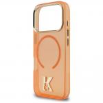 Husa Karl Lagerfeld IML K Head cu MagSafe compatibila cu iPhone 18 Pro / 17 Pro, Portocaliu 7 - lerato.ro