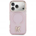 Husa Karl Lagerfeld IML K Head cu MagSafe compatibila cu iPhone 18 Pro Max / 17 Pro Max, Roz 2 - lerato.ro