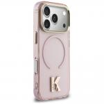 Husa Karl Lagerfeld IML K Head cu MagSafe compatibila cu iPhone 18 Pro Max / 17 Pro Max, Roz 5 - lerato.ro